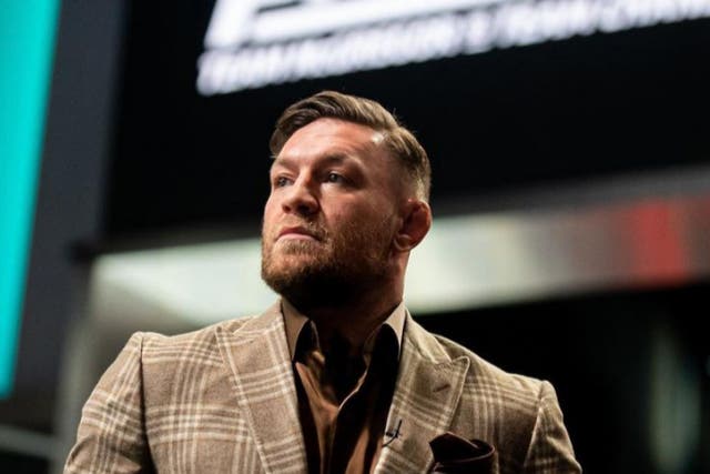 <p>Conor McGregor on the set of 'The Ultimate Fighter’</p>