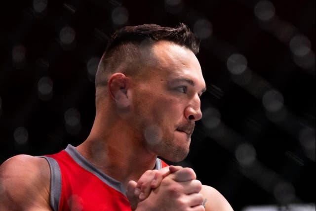 <p>Michael Chandler on the set of 'The Ultimate Fighter’</p>
