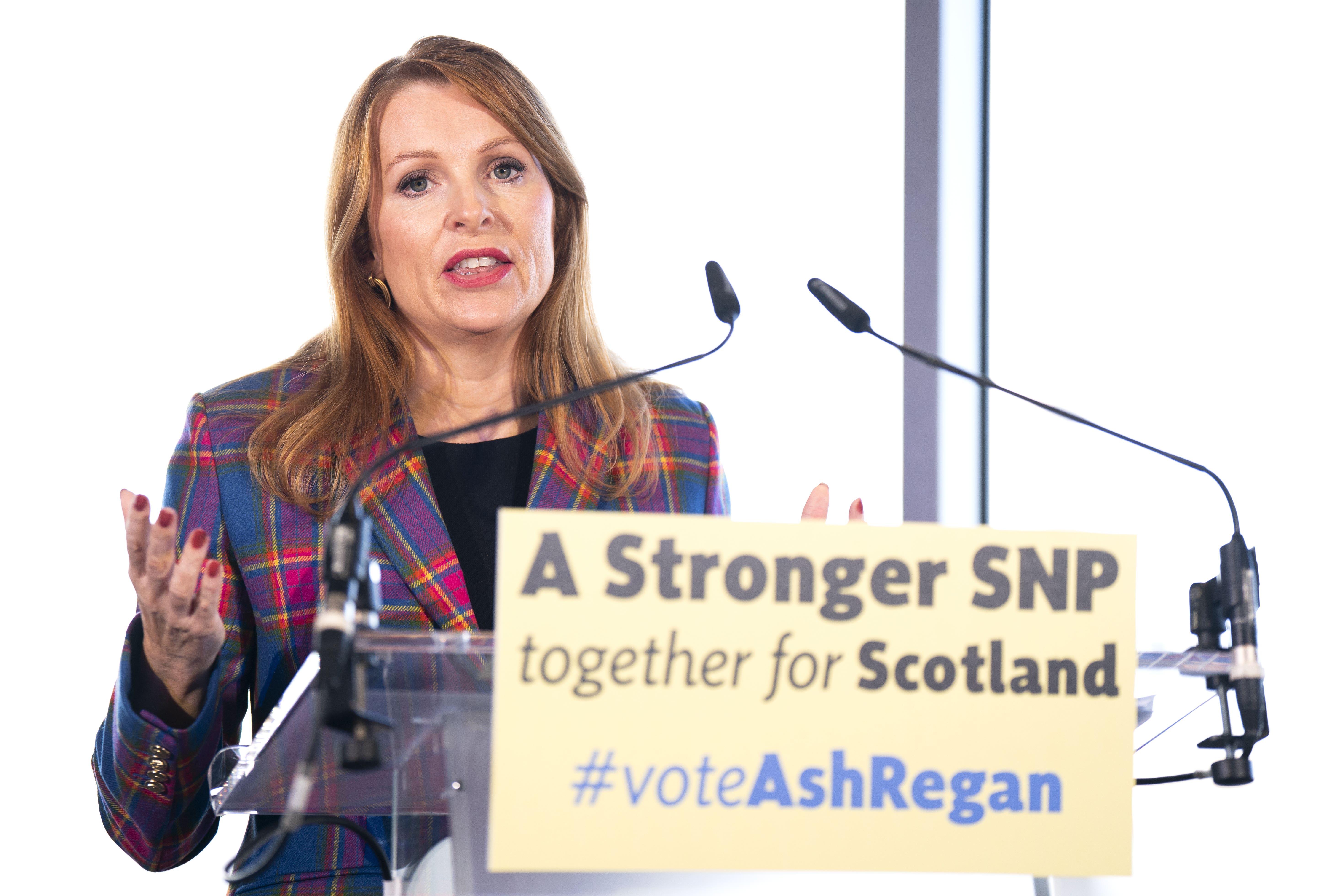 Ash Regan launched her campaign on Friday (Jane Barlow/PA)