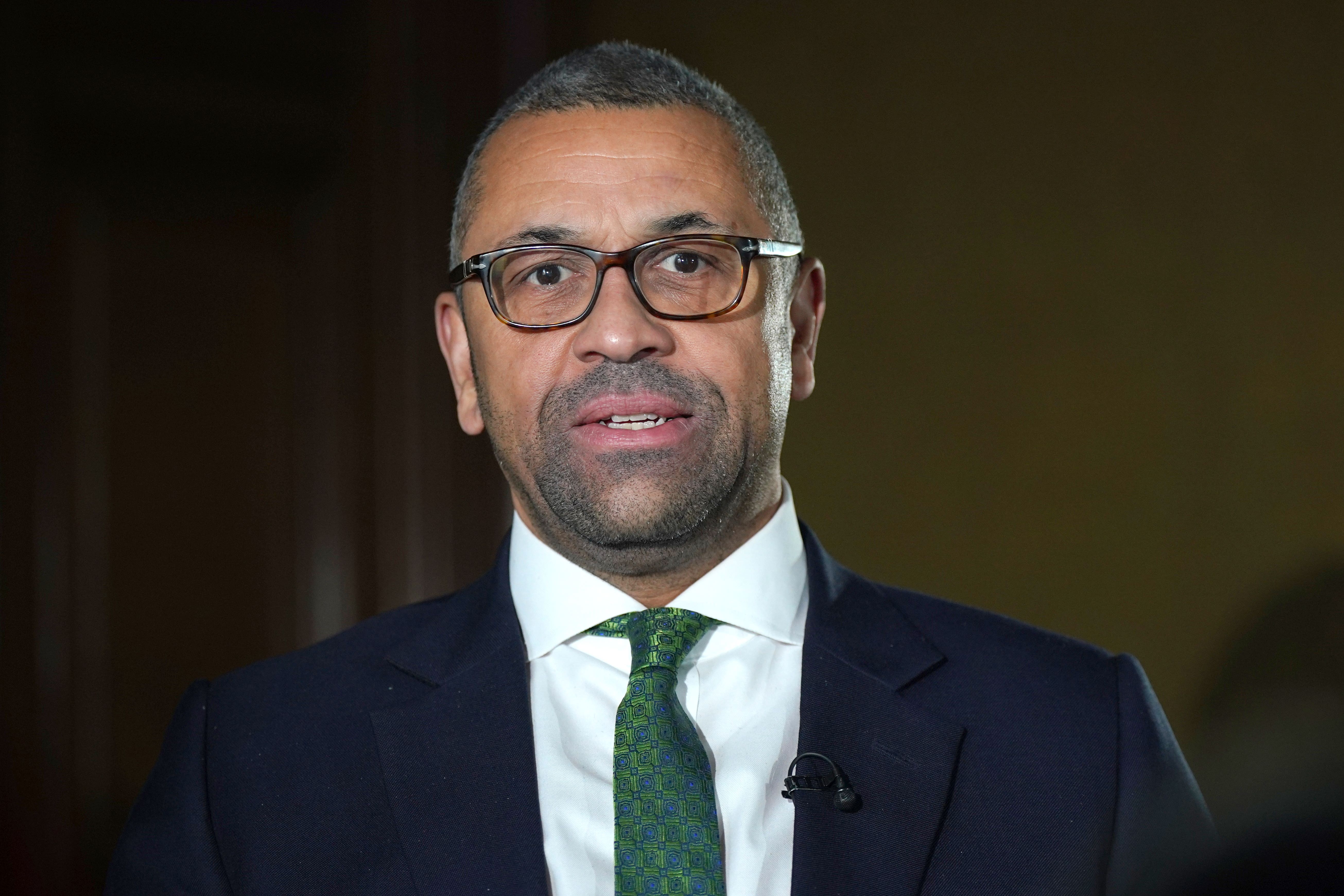 Foreign Secretary James Cleverly said UK ministers were ‘absolutely in alignment’ with the DUP on the issues they were concerned about (Yui Mok/PA)