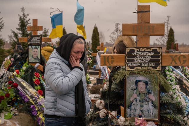 <p>Tetiana’s son joined the Azov brigade and was killed a month ago in Bakhmut</p>