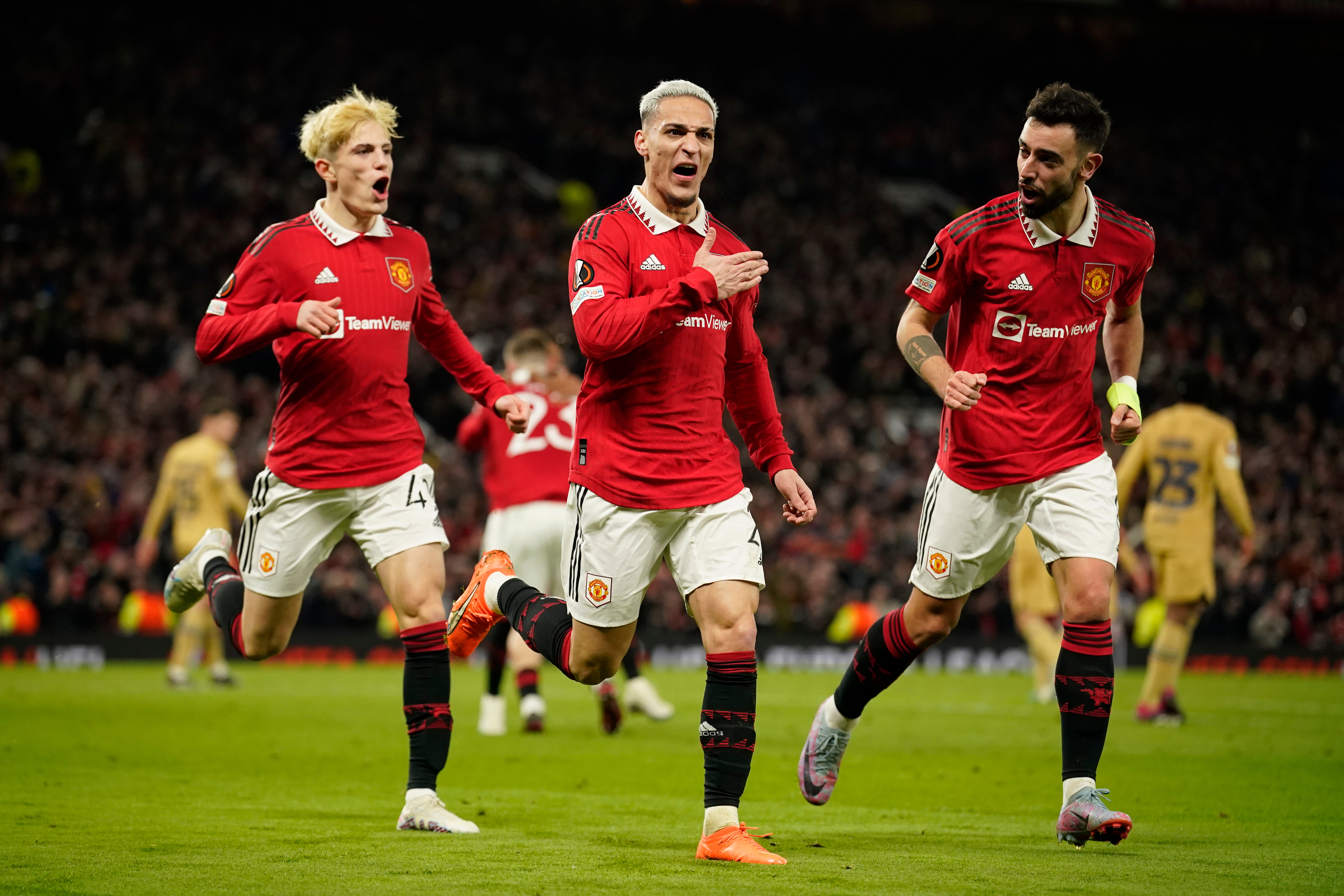 Manchester United defeated Barcelona in a thrilling Europa League tie on Thursday night