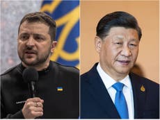 Zelensky wants to meet Xi Jinping after Beijing’s peace plan