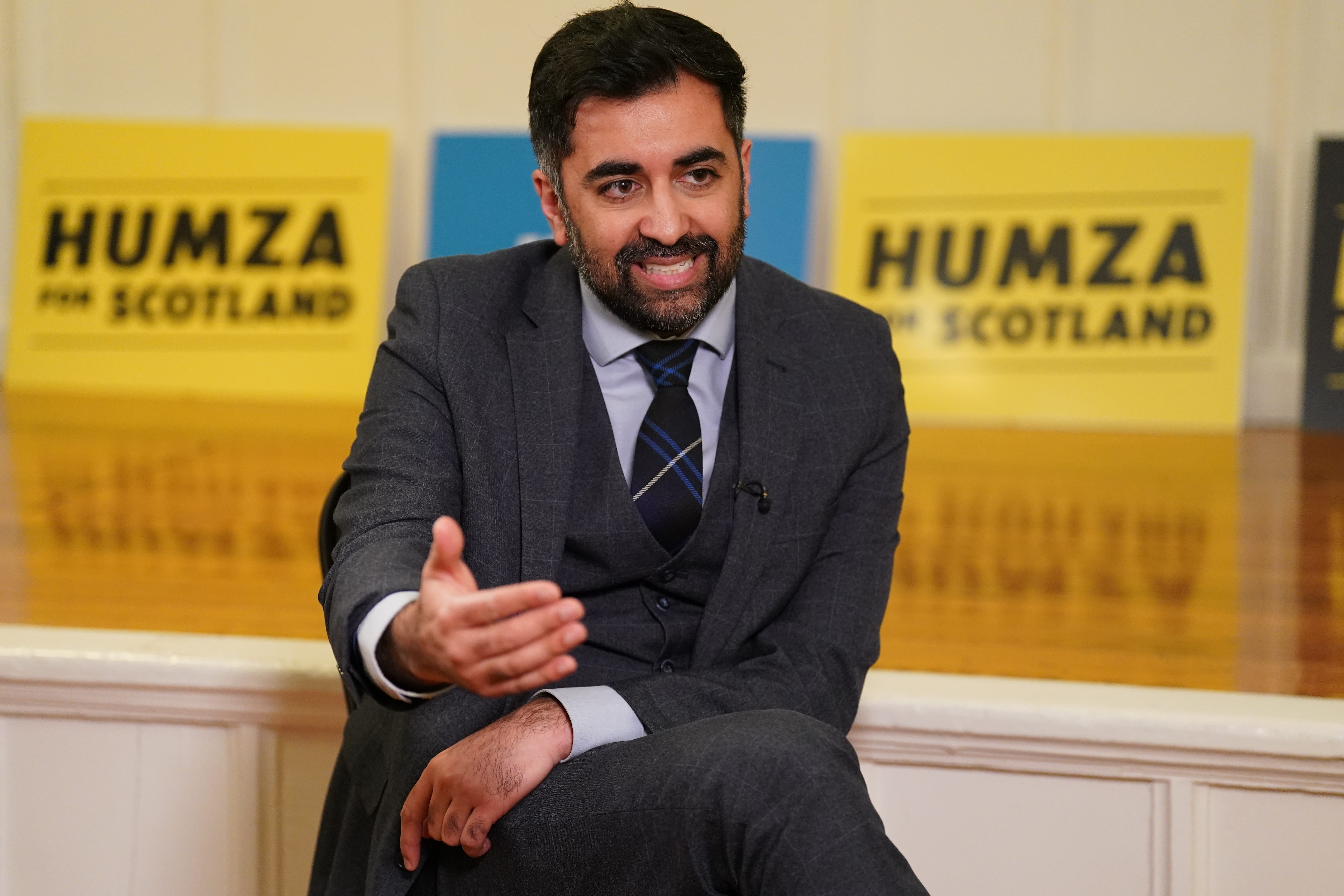 Humza Yousaf will meet party members in Dundee (Andrew Milligan/PA)