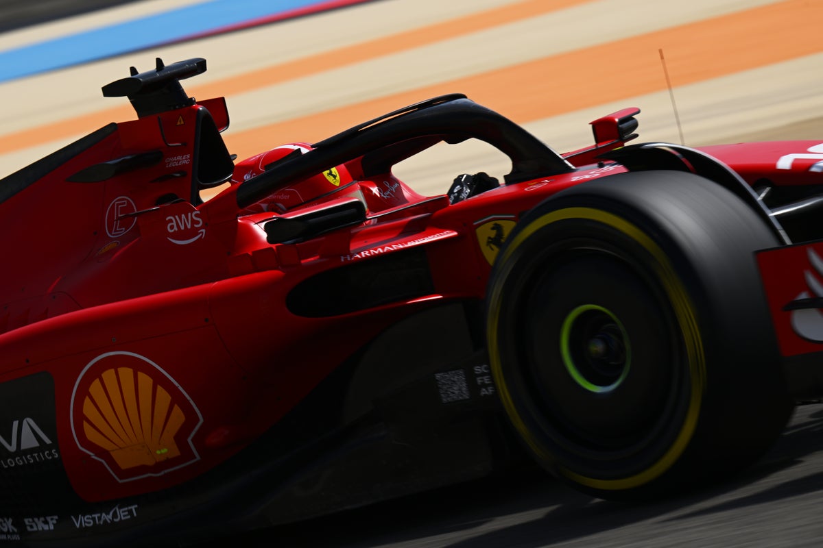 Watch Charles Leclerc top leaderboard on final morning of F1 testing in Bahrain