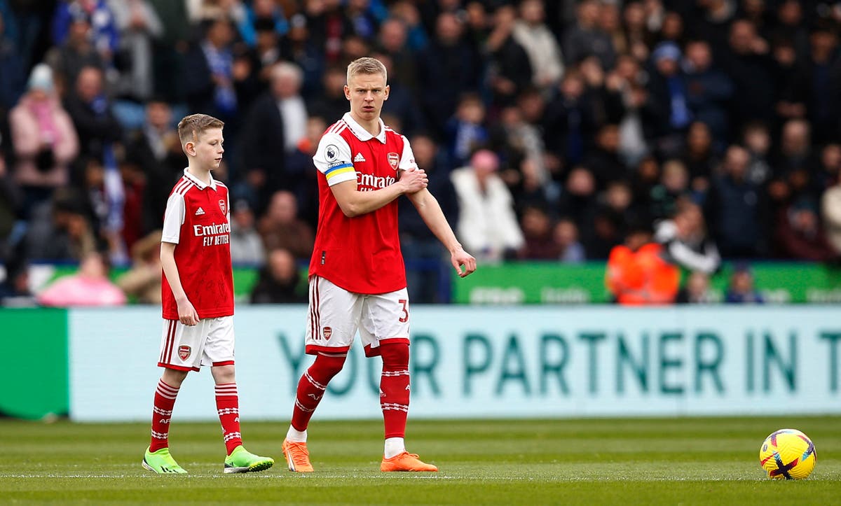 Arsenal make Oleksandr Zinchenko captain to mark Ukraine conflict