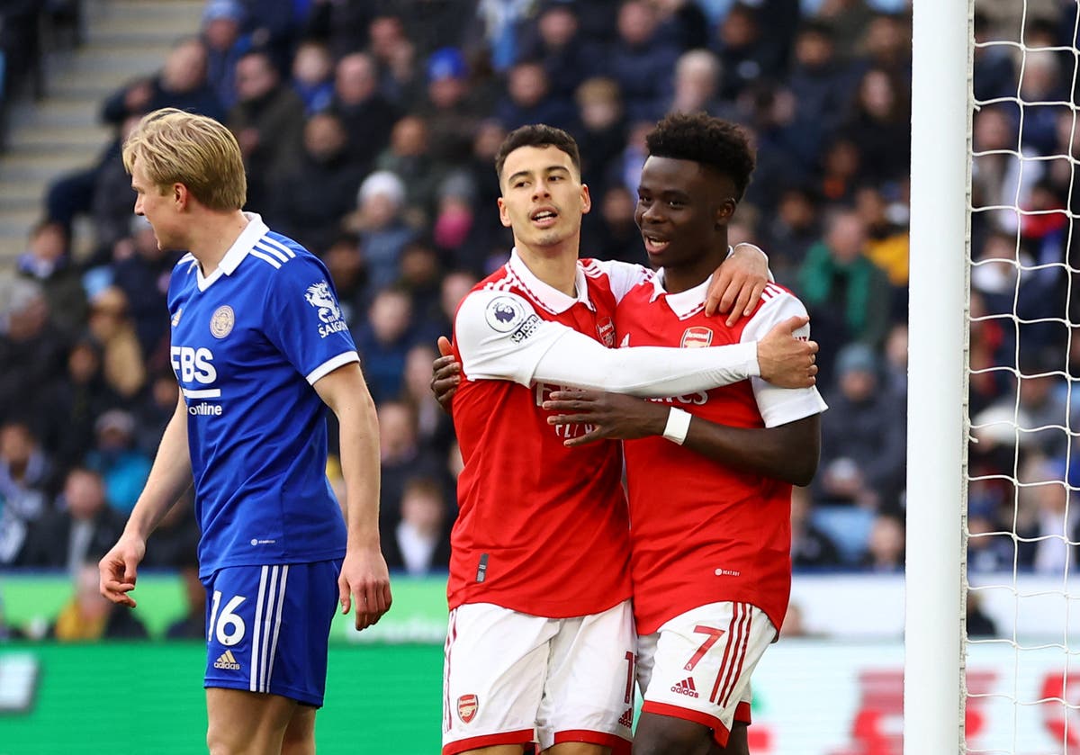 Gabriel Martinelli conquers pain barrier to keep Arsenal in control of title race