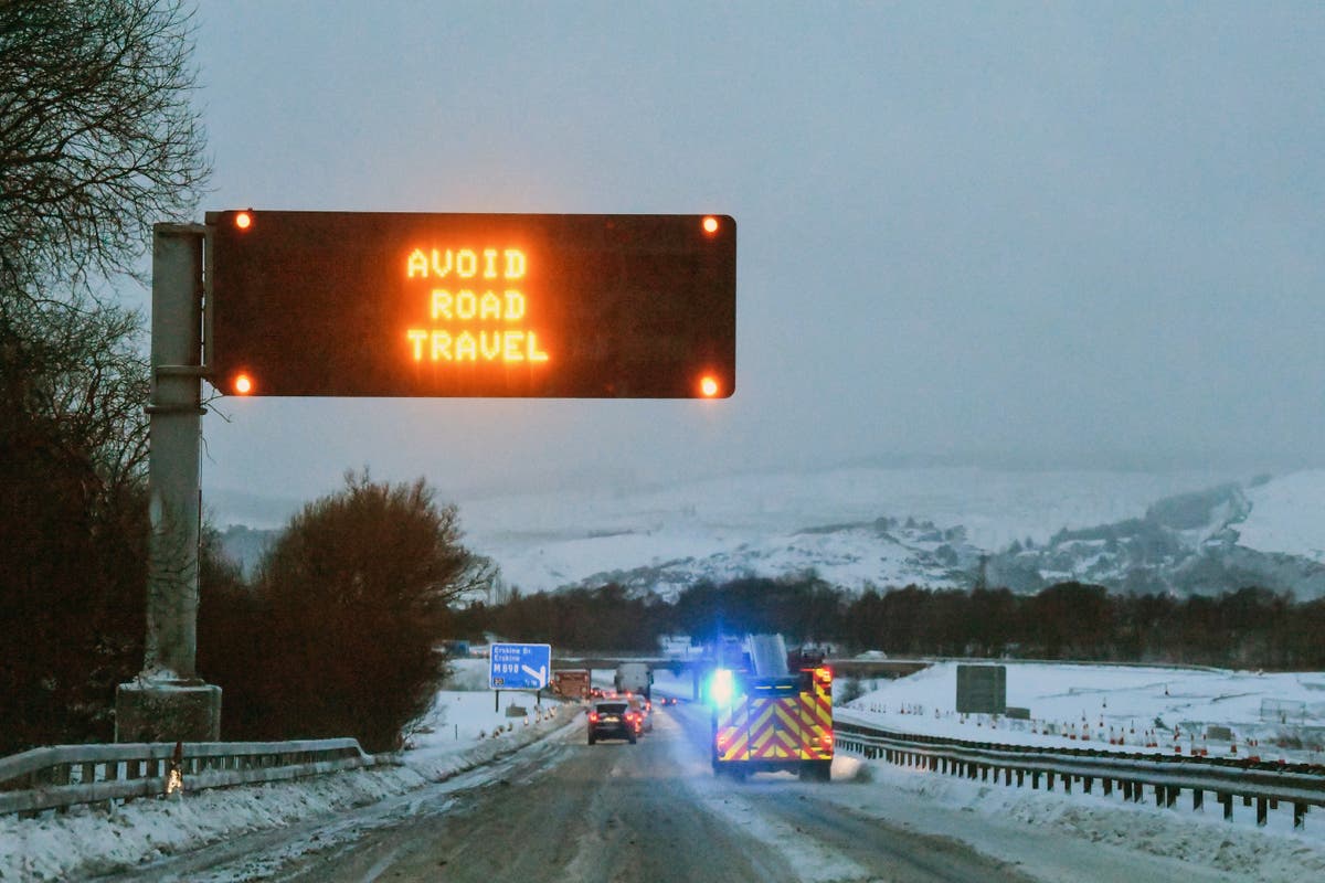 Mapped: Where snow is set to fall as weather warnings issued