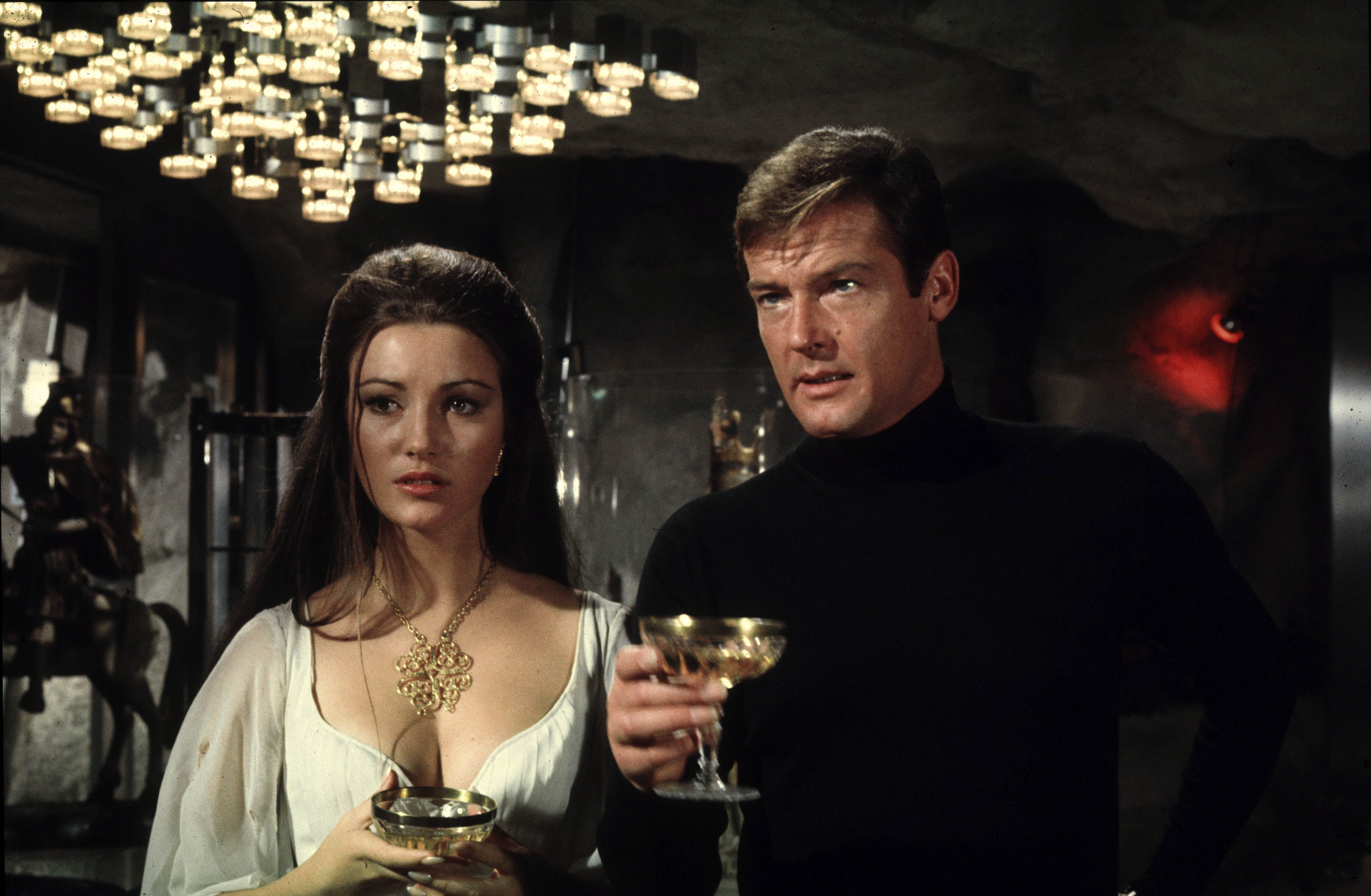Jane Seymour and Roger Moore in the 1973 film ‘Live and Let Die'