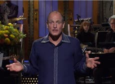 Woody Harrelson under fire for sharing Covid conspiracy theory on Saturday Night Live