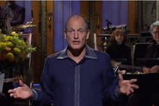 Woody Harrelson under fire for sharing Covid conspiracy theory on Saturday Night Live