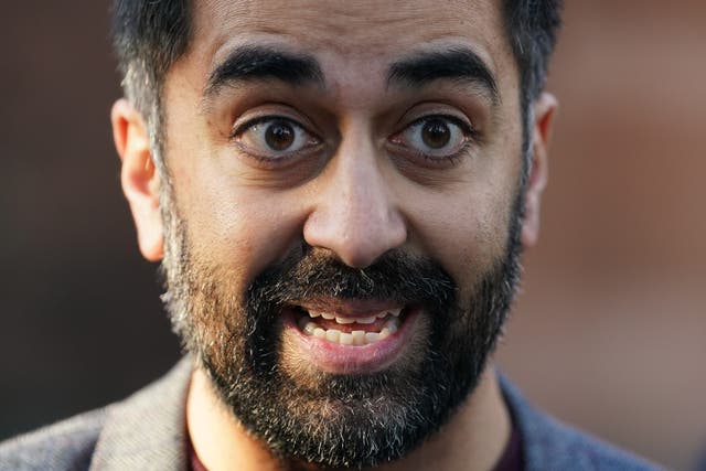 Humza Yousaf said he is the only candidate running to be first minister who can maintain the SNP’s power-sharing deal with the Greens (Andrew Milligan/PA)