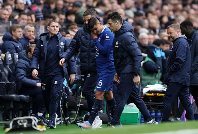 <p>Thiago Silva suffered a knee ligament injury against Tottenham </p>