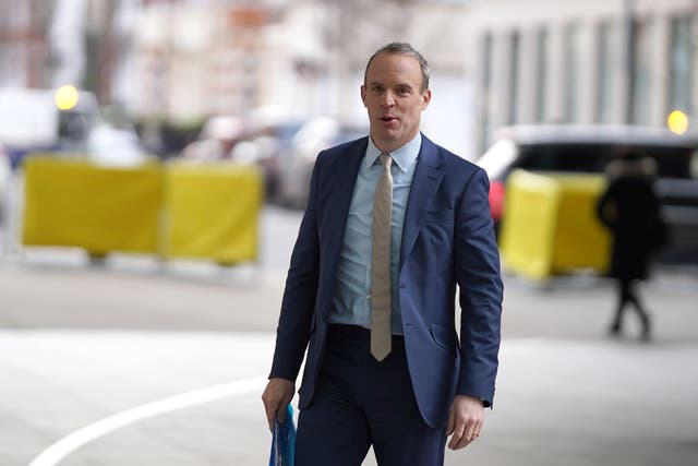 Justice Secretary Dominic Raab has announced that the ban on transgender women in female prisons is to be extended in scope (Stefan Rousseau/PA)