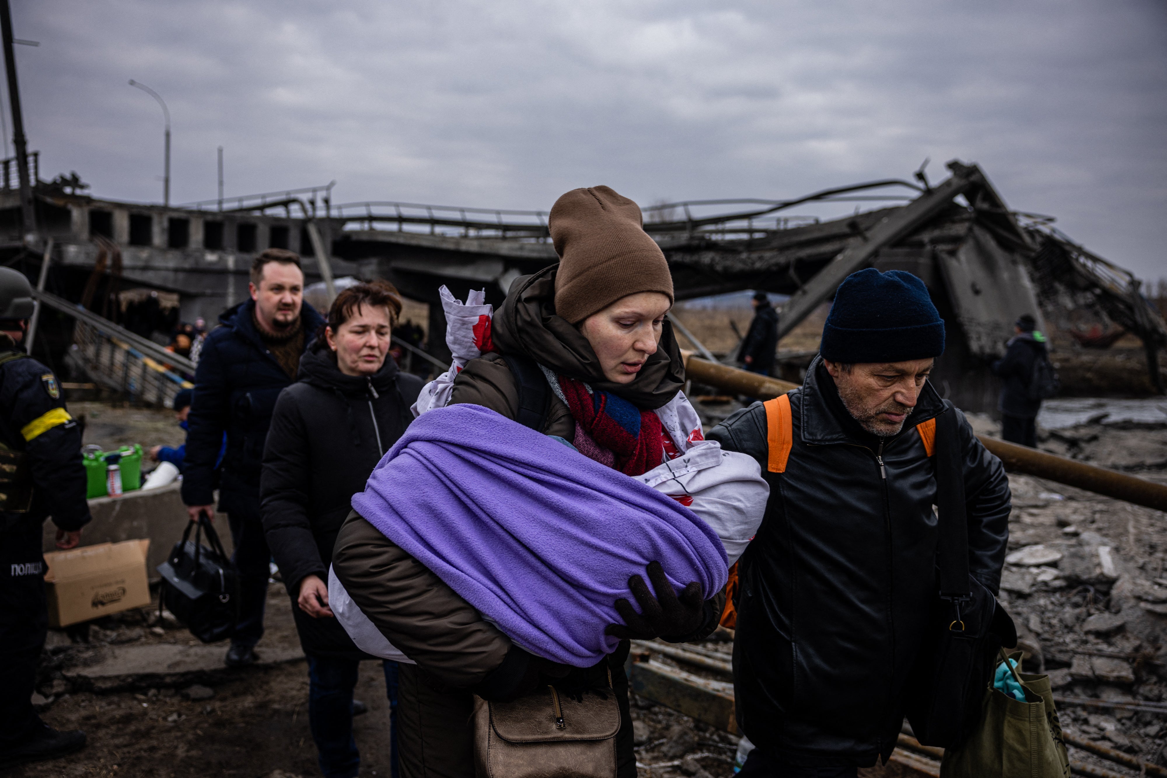 The majority of refugees from the war in Ukraine are women and children