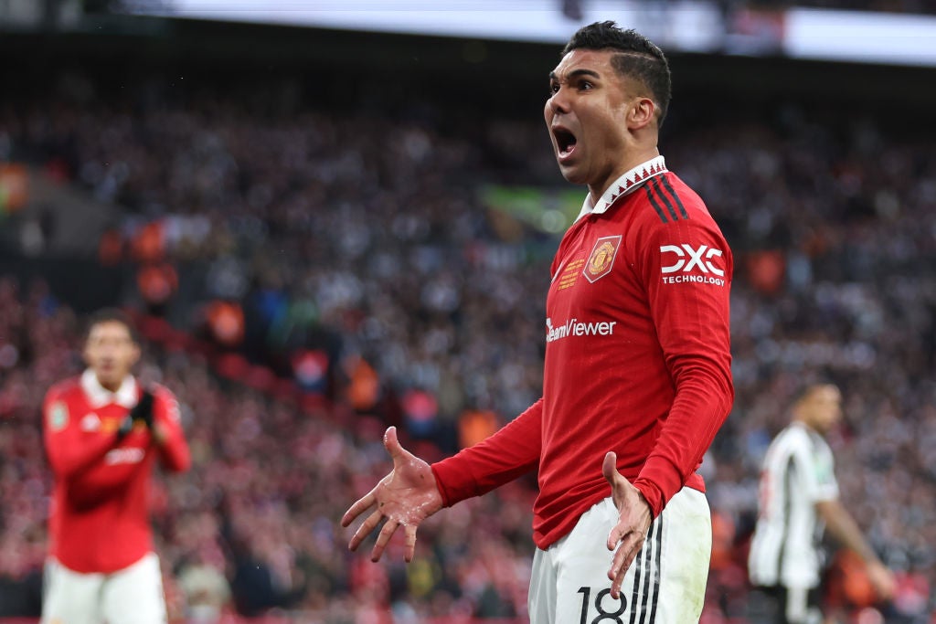 Man Utd 2-0 Newcastle: Casemiro