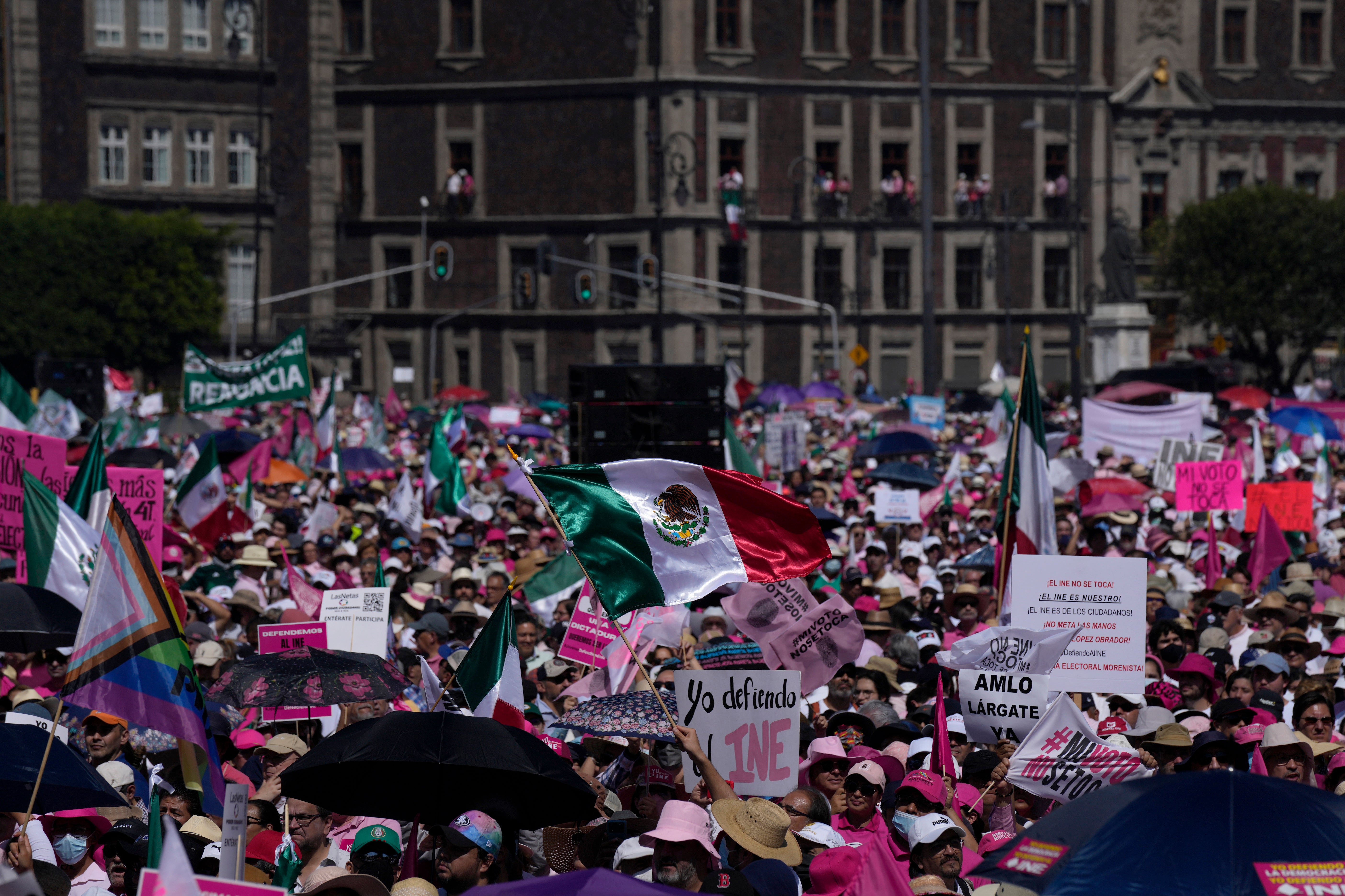 Mexico Election Reform Protest