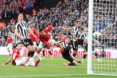 Manchester United topple Newcastle in Carabao Cup final to win first trophy under Erik ten Hag