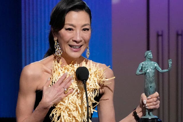 Michelle Yeoh and Ke Huy Quan make history at SAG awards (Chris Pizzello/AP)