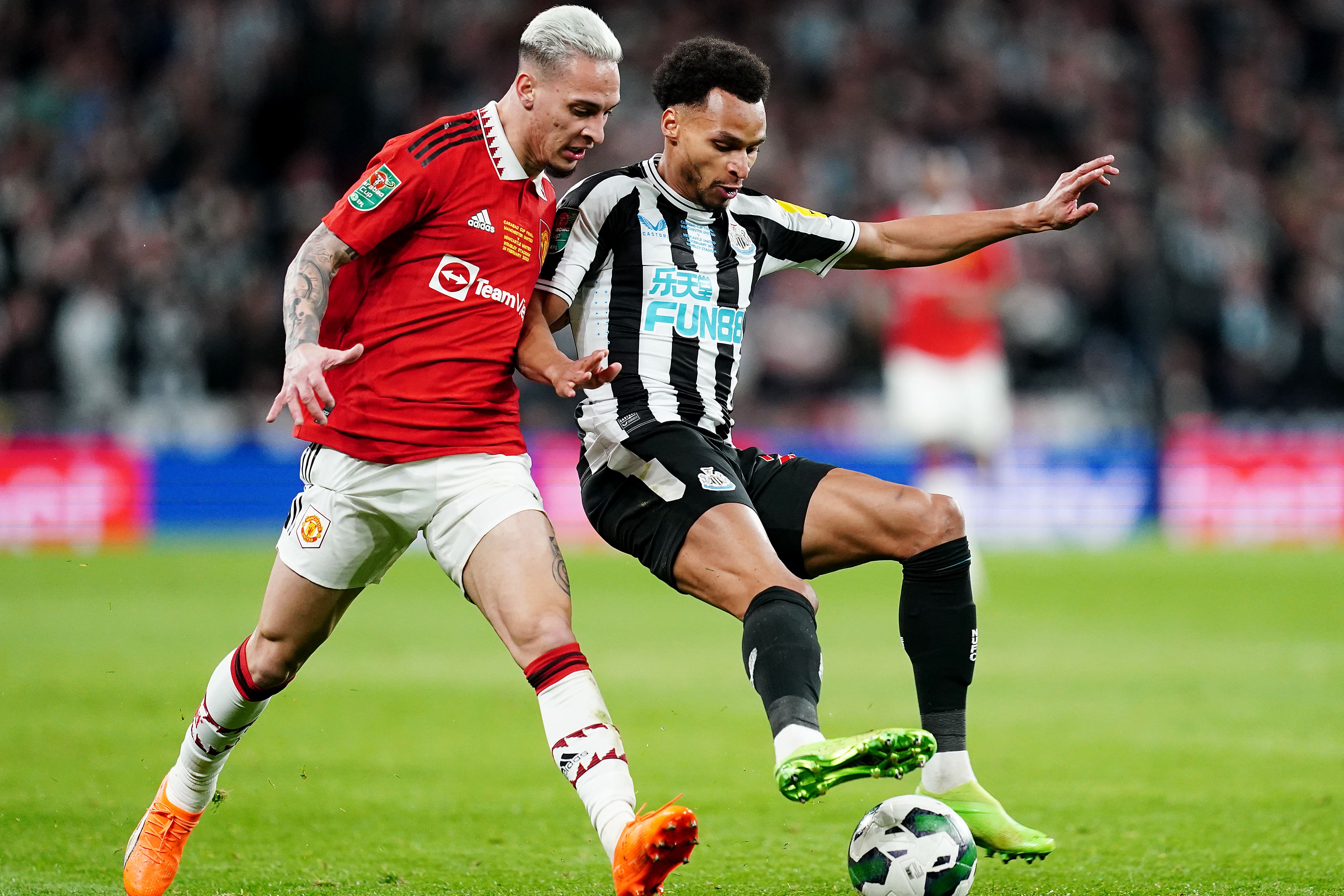 Jacob Murphy (right) is confident Newcastle can achieve “something special” this season (David Davies/PA)