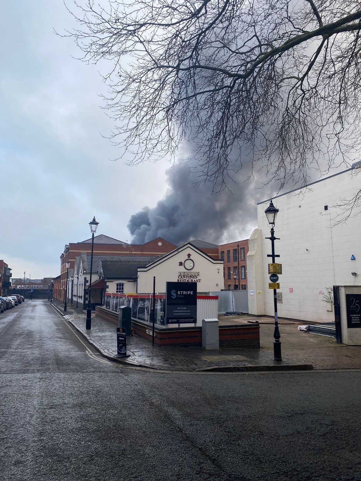Smoke seen across Birmingham as huge fire breaks out