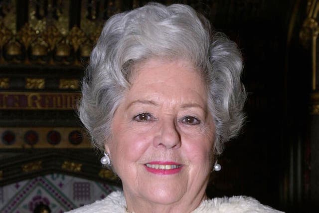 <p>Betty Boothroyd has died aged 93 </p>