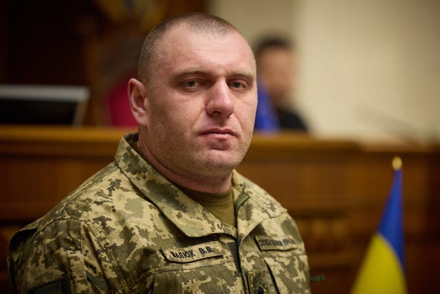 <p>Lieutenant General Vasyl Malyuk said Ukraine had targeted ‘very many’ traitors  </p>