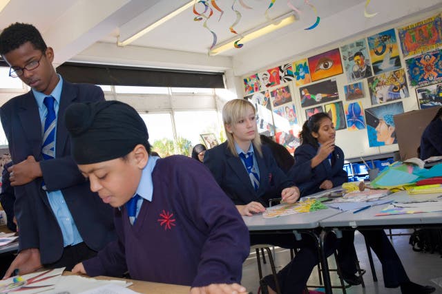 Children are being taught in “woefully understaffed” schools, Labour has warned (Alamy/PA)
