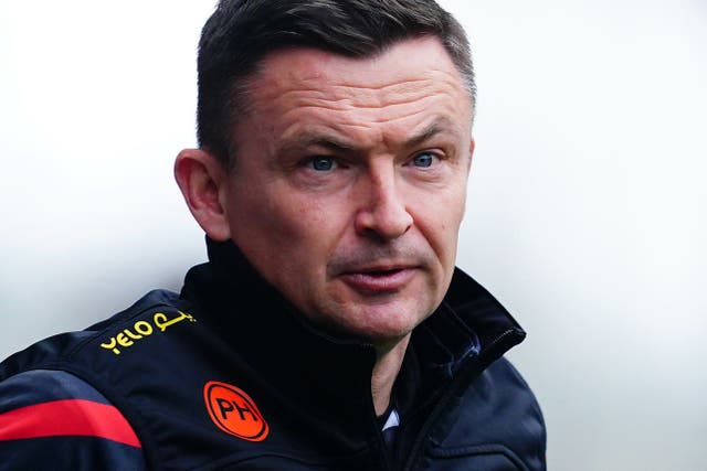 Sheffield United boss Paul Heckingbottom does not doubt the quality of Tottenham (Victoria Jones/PA)