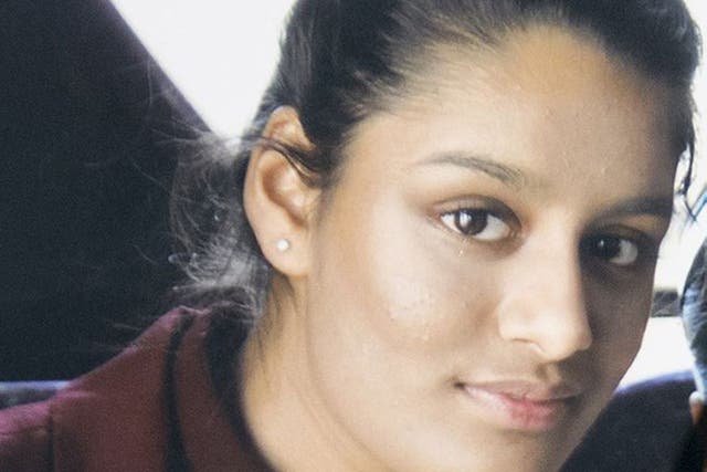 Shamima Begum and other British women who joined Islamic State (IS) should be allowed to return to the UK, a terror watchdog will say (PA)