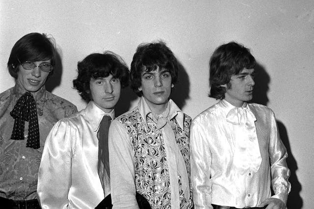 <p>Roger Waters, Nick Mason, Syd Barrett and Rick Wright of Pink Floyd in 1967</p>
