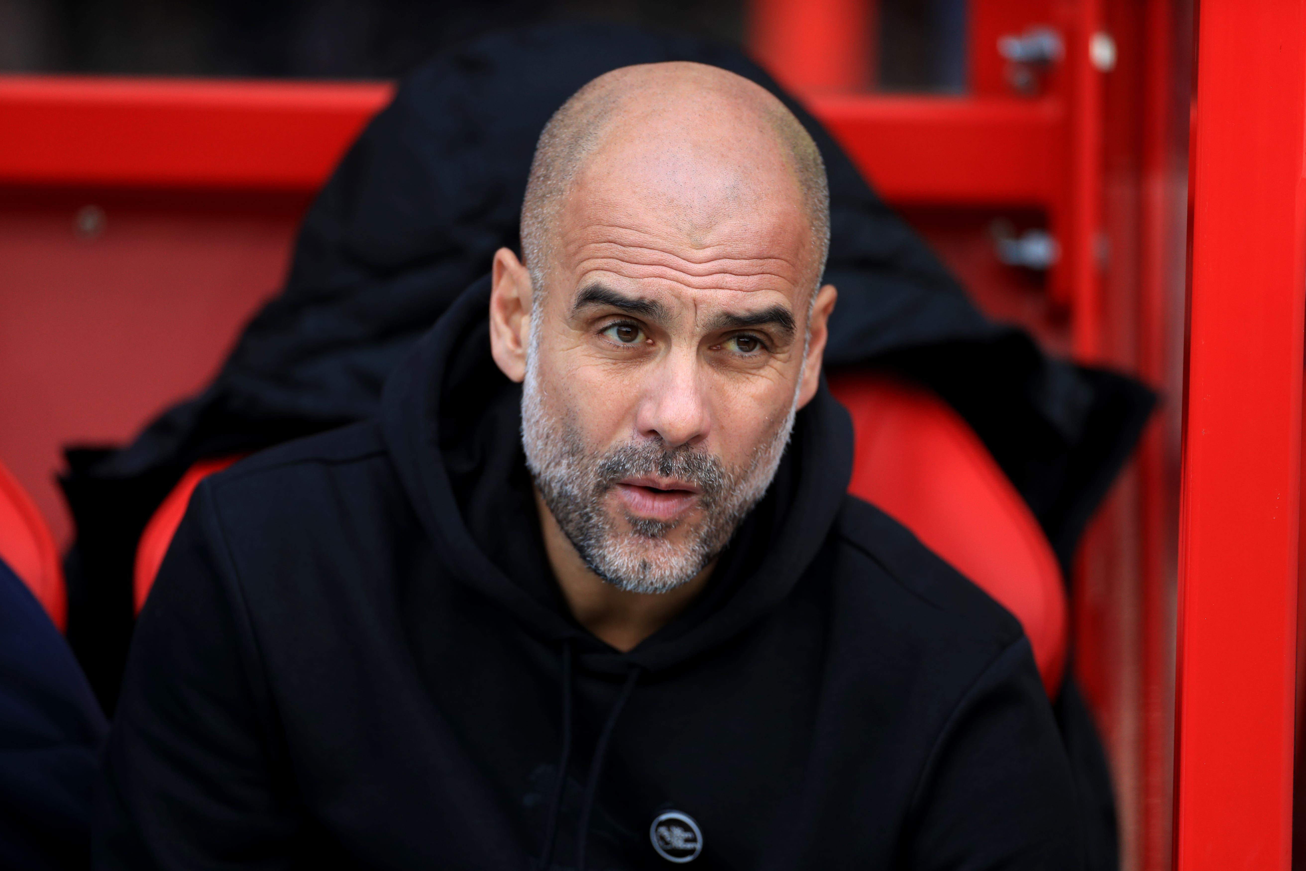 Pep Guardiola expects Carabao Cup winners Manchester United to be back challenging at the top (Bradley Collyer/PA)
