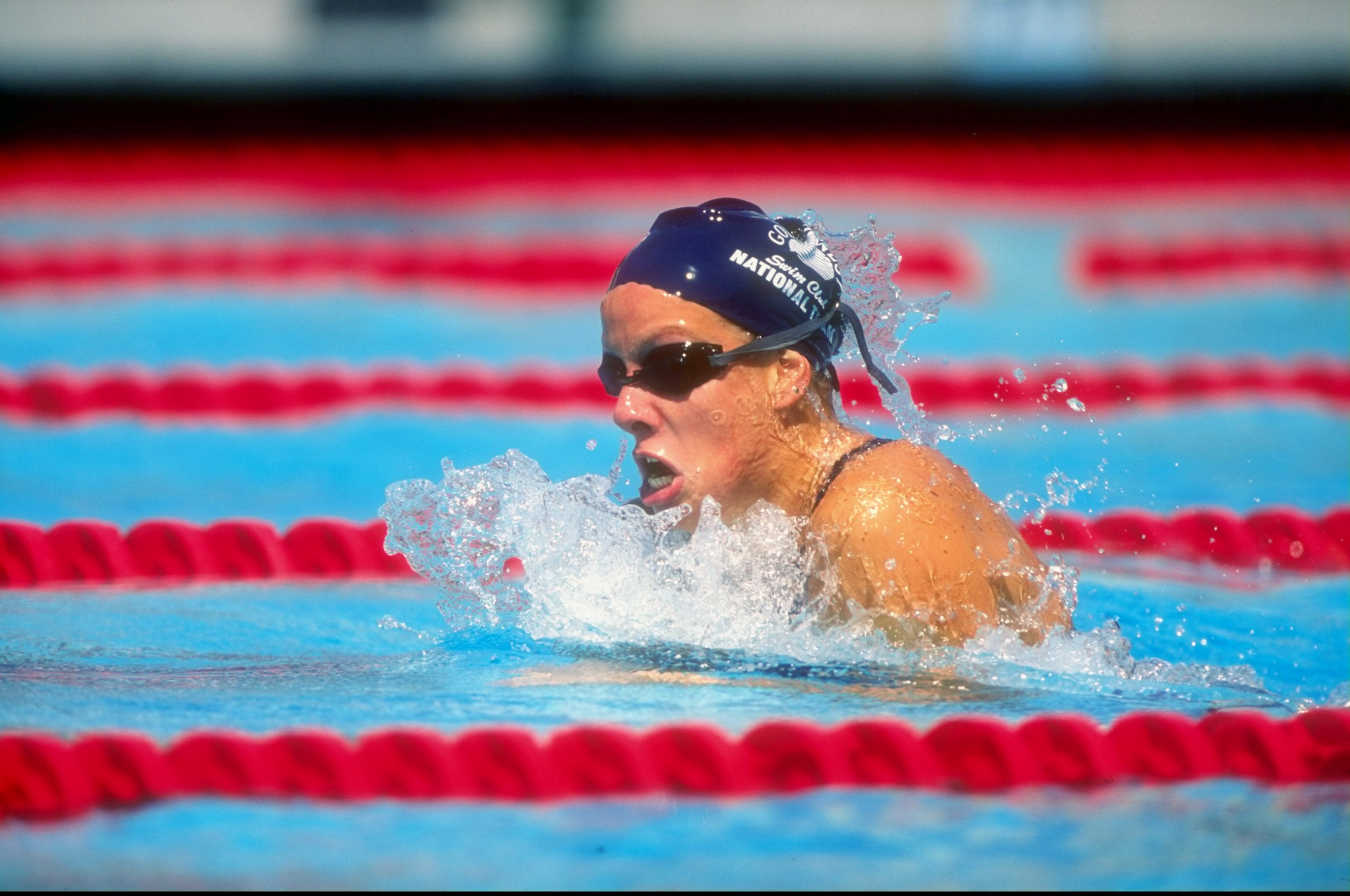 13 Aug 1998: Jamie Cail in action during the Phillips 66 National Championships at the Clovis Swim Complex in Clovis, California.
