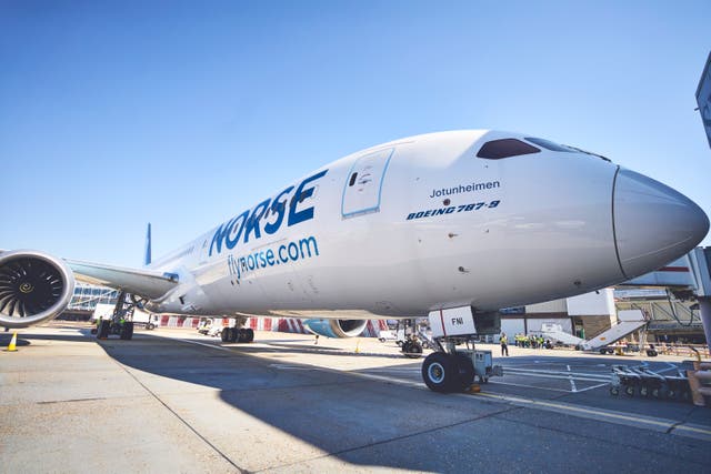 Norse Atlantic Airways has announced it will serve more US destinations from Gatwick than any other airline this summer (Norse/PA)
