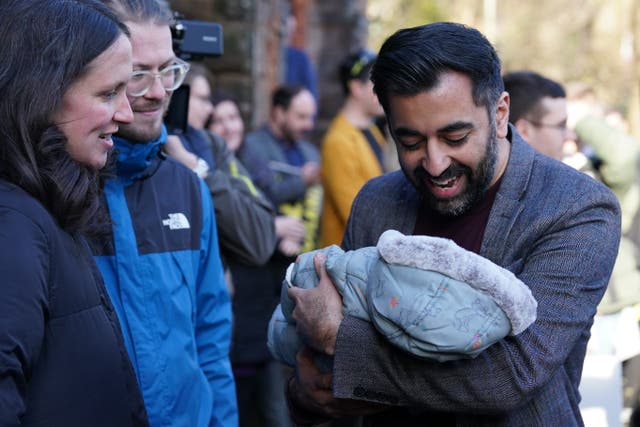Humza Yousaf has vowed to extend free entitlement to childcare (Andrew Milligan/PA)