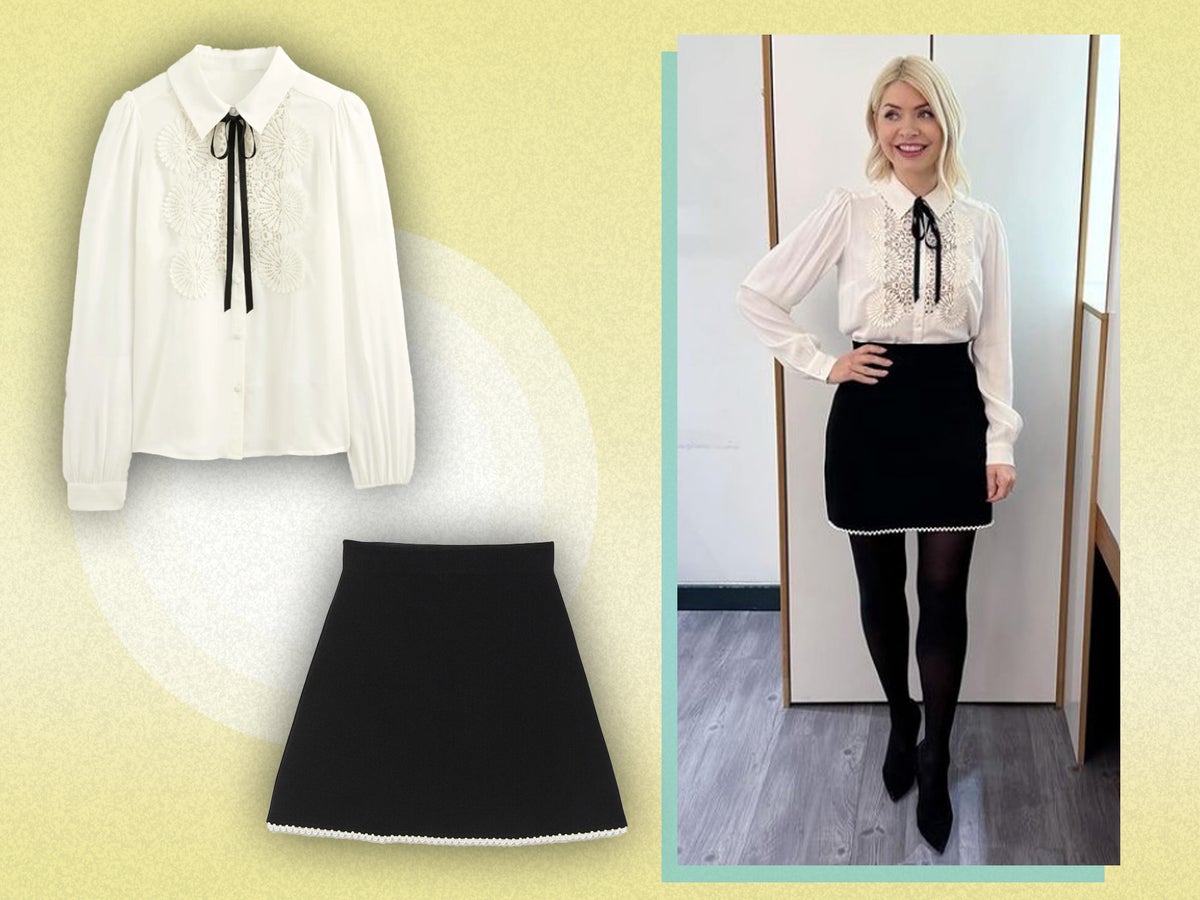 Holly Willoughby puts a vintage spin on dressing for the office with today’s This Morning outfit