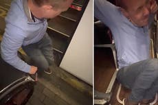 Paralysed Ryanair passenger forced to drag himself onto coach after flight diverted