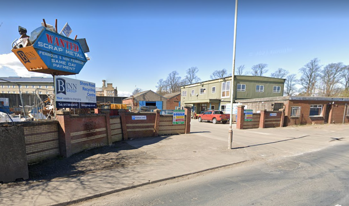 Man, 46, dead after explosion and fire at recycling centre in Scotland