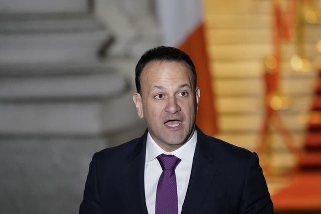 Irish premier Leo Varadkar said it is “reasonable” for the DUP to be given time to consider the agreement struck between the EU and the UK (PA)
