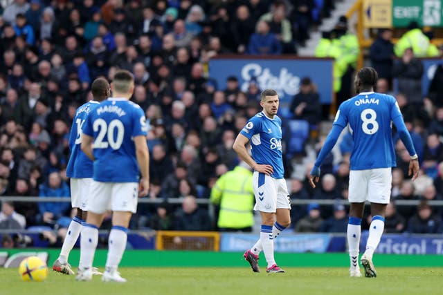 <p>Everton lack a focal point as they battle against relegation </p>