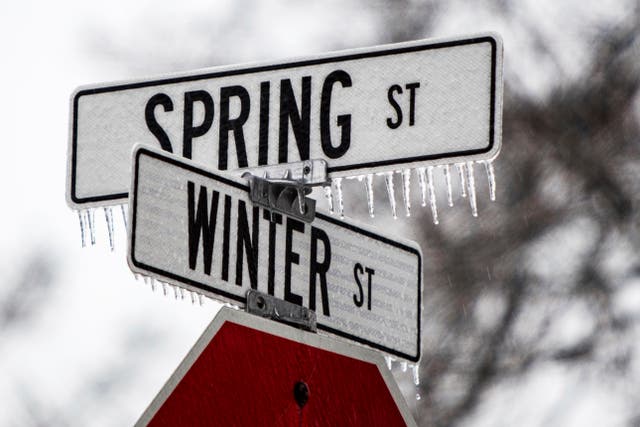 APTOPIX Winter Weather Michigan