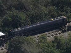 Train carrying 30,000 gallons of propane derails in Florida