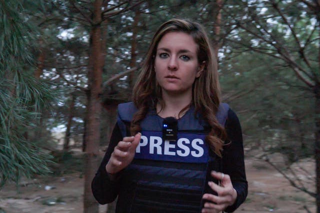 <p>Bel Trew, The Independent’s chief international correspondent, who was praised by judges for her brave coverage in Ukraine </p>