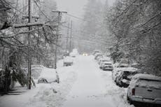 California, beleaguered by earlier storms, gets fresh snow