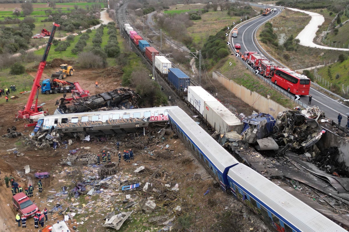 Head-on train crash in Greece kills 32, injures at least 85