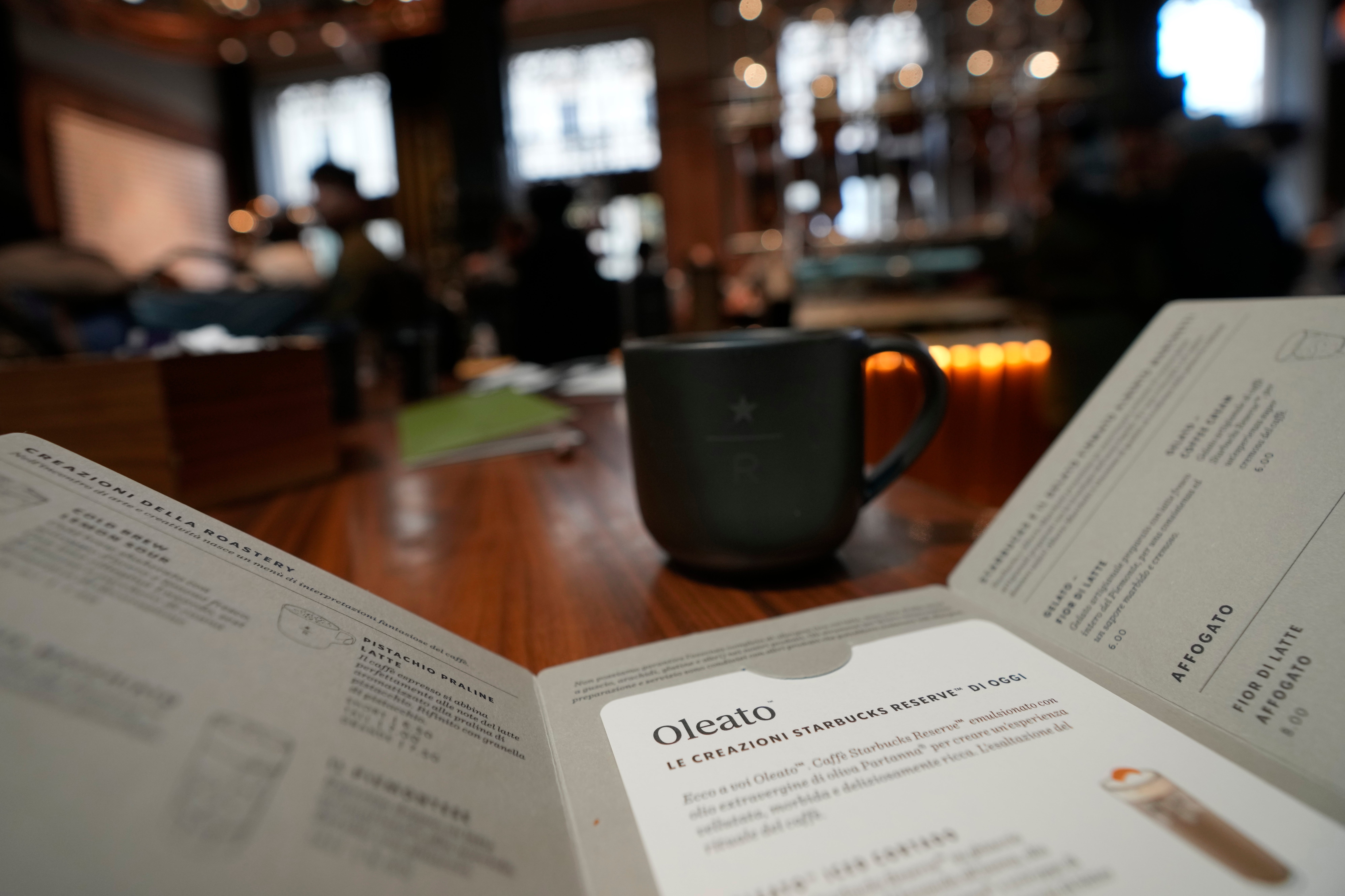 Italy Starbucks Olive Oil Drinks