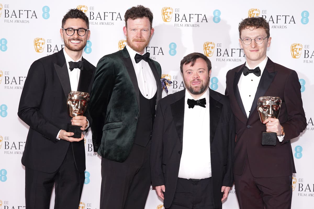 An Irish Goodbye actor reveals being starstruck made him late on stage at Baftas