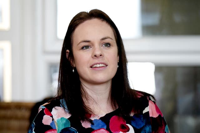 Scottish National Party leadership candidate Kate Forbes has discussed how she would change the controversial National Care Service proposals. (Jane Barlow/PA)
