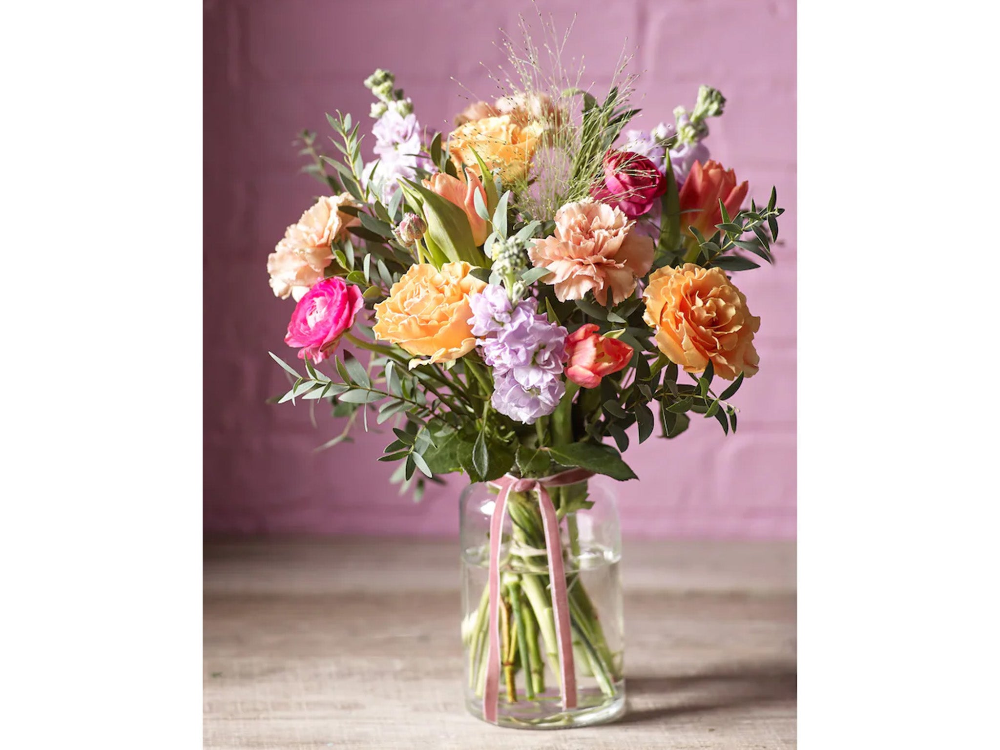 Next Mother’s Day seasonal flowers with vase