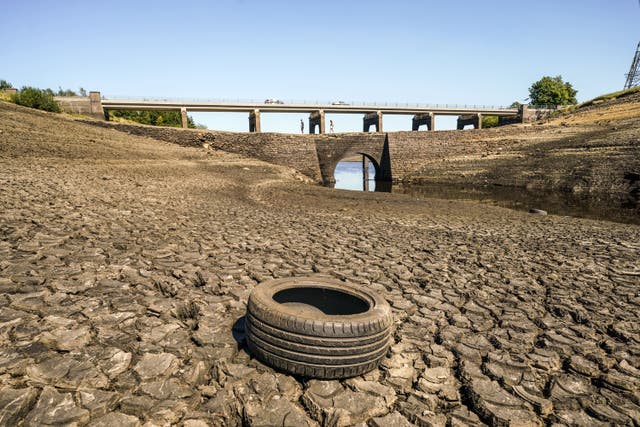 A dry February has meant many reservoirs have still not recovered from last summer’s extreme heat and lack of rain (Danny Lawson/PA)